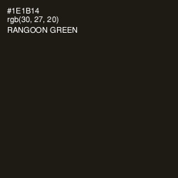 #1E1B14 - Rangoon Green Color Image